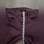 American Eagle  Super Hi-Rise Jeggings Distressed Purple Women’s 6 X-Long Stretch Photo 7