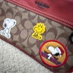 Coach X Peanuts Graham Crossbody In Signature Canvas With Patches Photo 4