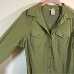 Duluth Green Camping Shirt Dress Women’s XS Green Photo 3