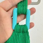 Aerie One Piece Swimsuit XS Green Cheekiest High Cut Ribbed Square Buckle Strap Photo 3