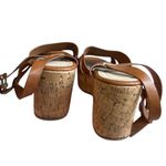 Charlotte Russe Womens Platform Strappy Black Wedge Cork Ankle Strap Sandals - 9 Photo 3