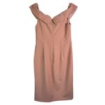 Bardot NWT  Bella Midi Off Shoulder Dress‎ Musk Pink Slit Wedding US 10 Large Photo 6