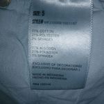 Wallflower 5 27 Long Jeans Shorts Rivet Flap Stitched Pocket Blue Photo 8