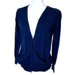 Juicy Couture Vintage  Navy Knit Size Small Open Back Cardigan Sweater Photo 1
