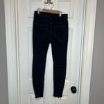 Free People We The Free Ivy Mid Rise Released Hem Skinny Jeans in Color Seal Blue | Size 27 Photo 3