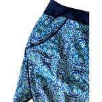 Lands End Swim Shorts Blue Print Size 24W Pockets Stretch 5” Inseam Quick Dry Photo 4