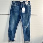 Nature Denim  Size 6/ 28 Medium Stone Wash Denim High Rise Mom Jeans Casual Photo 14