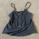 American Eagle Outfitters Cropped Peplum Top Photo 0