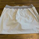 Athleta  Brooklyn Textured Skirt Skort Gray White Shorts Tennis Active Pull On 12 Photo 4
