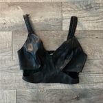 ZARA  leather crop top Photo 1