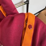 Missguided Streetwear Basketball Burgundy Red Athleisure Snap Front Pants Sz 4 Photo 5