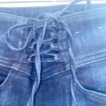 EXPRESS Dark Wash Tight Front High Waisted Skinny Jean Stretch Legging Photo 3