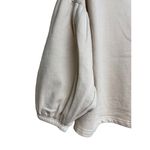 Marine layer Jace Puff Sleeve Sweatshirt in Antique White Women’s Size XL Photo 4