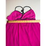 Lululemon  Tank Top‎ Athletic Built In Bra Hot Pink Criss Cross Back Activewear Photo 2