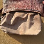 Brahmin Lorelei Dusty Pink Melborne crocodile embossed leather shoulder bag Photo 10