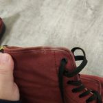 Dr. Martens Storeditch Red Canvas Lace Up Boots Size EU 41 Photo 4