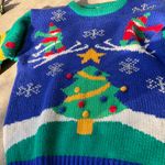 Amanda Smith Vintage  Ski Ugly Christmas Sweater Knit Women’s Sz S Multicolor Photo 9