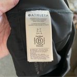 Athleta Black Ultimate Run 7/8 Tight Mesh Ankle Zip Leggings Photo 10