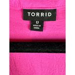 Torrid  Barbie Pink Sleeveless Pullover Button Down Tank Top Tunic Blouse Size 0X Photo 2