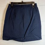 Everlane Woman’s Casual Navy Blue A-Line Short High-Waisted Mini Skirt Size 10 Photo 4