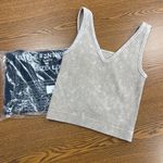 Zenana Outfitters 2 Piece Reversible 2-Way Neckline Washed Ribbed Cropped Tank Top Photo 5