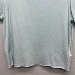 Anthropologie Baby Blue Everyday Wear Lightweight Cotton T-Shirt Womens Medium Photo 3