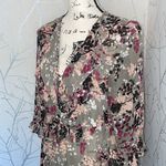 Elle  sheer floral dress, Size Large‎ Photo 1