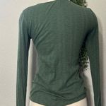 Anthropologie  Pilcro Ruched Top Hunter Green Soft Adjustable Size XS 0-2 Photo 4