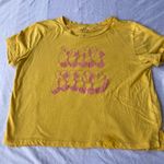 Stay Kind Yellow Cropped T Photo 5