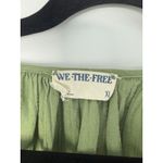 We The Free Free People  Big Bow Pullover XL Green Gauze Peasant Blouse Boho Photo 3