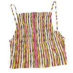 ZARA Smocked Colorful Crop Top Photo 1