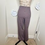 Maeve NTM: by Anthropologie Margot Herringbone Orange, Blue & Tan Knit Pants L Photo 9