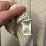 Torn By Ronny Kobo  white lace up ruffle sweater Photo 8