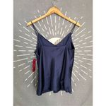 NWT Carbon38 Navy Satin Cami Blue Photo 6