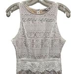 All Saints Melia Lace Mini Dress Ivory White Overlay Size 4 Photo 5
