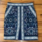 Loft Floral Pencil Skirt Sz 10 Photo 4