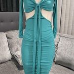 🌸AMITOUS aqua sexy dress ✨ Blue Photo 0