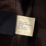 Gap  Genuine Leather Pull On Straight Pencil Skirt Brown Women's Size 1 Photo 6