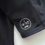 All Birds Women's Quarter Zip Black Pullover Merino Wool blend ThumbHoles XL Photo 3