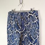 Diane Von Furstenberg  Blue Paisley Pant Photo 2