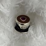Cute 925 Coffee Mug Bracelet Chatm Purple Photo 0