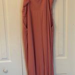 None Spaghetti Strap Jumpsuit with Pockets  Pink Women Size XXL NWOT Photo 1