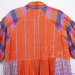 Free People NEW  Moon Bay Mixed Plaid‎ Top, XS Photo 5