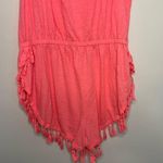 Victoria's Secret Victoria’s Secret Tassel Cover Up Romper Pink Size Small Photo 7