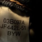 Lacoste Denim Skirt Straight Dark Wash Stitch High Rise Knee Length 36 S 31" Photo 4