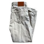 Princess Polly Womens  Cuffed Leg Distressed Cream High Waisted Jeans - Sz 8 Photo 2