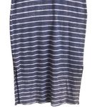 Splendid Mock Neck Striped Ribbed Midi Tank Dress. Size Medium. Photo 7