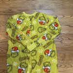 The Grinch Dr‎ Seuss Christmas One Piece Pajamas Zip Up Size Large Unisex Photo 3