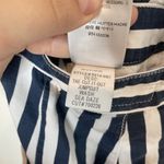 MOTHER Cut It Out Blue White Striped Jumpsuit Size XS Photo 10