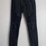 Volcom  Light Black Moto Skinny Jeans Photo 0